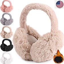 Women Men Fluffy Ear Muffs Winter Earmuffs Soft Plush Ear Warmer Cover Ear Muff