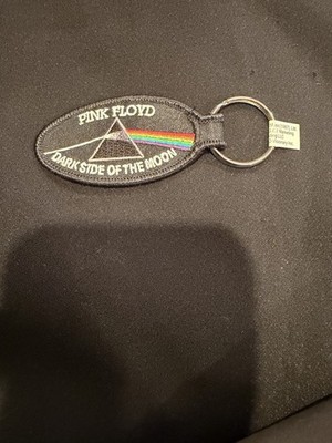 Pink Floyd Dark Side of the Moon Prism Embroidered Patch Keychain C&D License