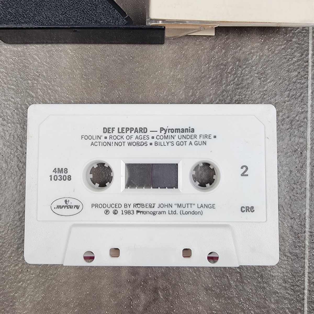 Def Leppard Cassette Tape 1983 Pyromania Vintage Polygram Records