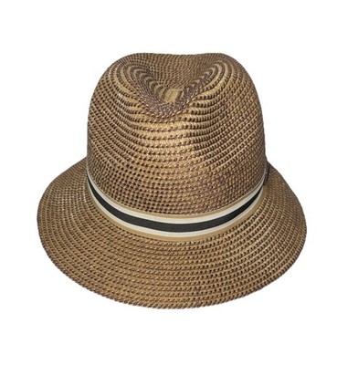 FRYE straw fedora Hat One Size | eBay display picture 3