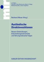 AusläNdische Direktinvestitionen: Reinhard Moser