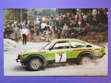 altes Poster, Opel Kadett C, Dippolt, Rallye Saturnus Ljubljana Jugoslavien 1983