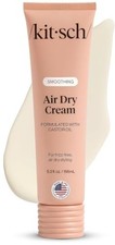 Kitsch Smoothing Air Dry Cream for Hair   Frizz Control Hair Care Product with C
