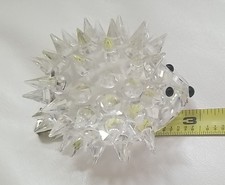 Adorable SWAROVSKI SILVER CRYSTAL  Hedgehog Porcupine Figurine  MINT No Box
