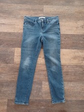 Athleta Jeans Womens Blue Sculptek Skinny Stretch Denim sz. 10