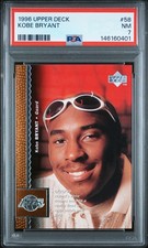 1996 UD #58 KOBE BRYANT ROOKIE RC PSA 7