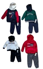 Nautica Baby-Toddler Boys Sweatsuits / Jogger Sets 2-3 Piece Sets; Szs 12M-4 NWT