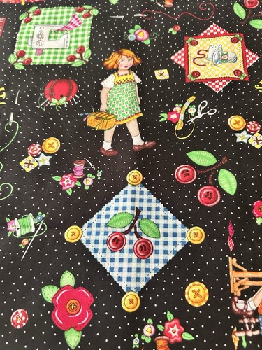 Vintage Huge Lot Mary Engelbreit FQ Fabric Bundle + More Quilt It! Sew It! Bees - Picture 15 of 15