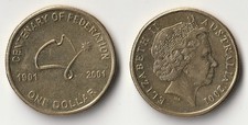 2001 Australia 1 dollar coin
