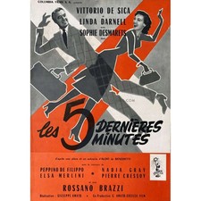 IT HAPPENS IN ROMA Herald/Trade Ad 4p - 9x12 in. - 1955 - Vittorio De Sica, Lind