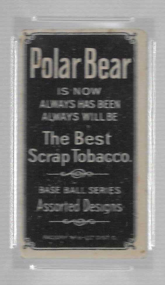 1909-1911 T206 POLAR BEAR TOBACCO BASEBALL CARD PSA 3 RED AMES NEW YORK GIANTS view 5