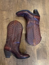 Vintage DINGO Women s Western Leather Boot Size 5.5 Brown