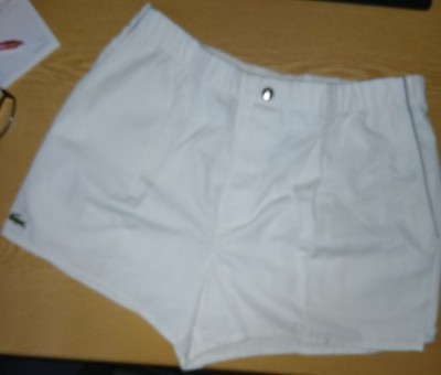 Lacoste Herren Shorts Gr. 52/54 weiß neuwertig