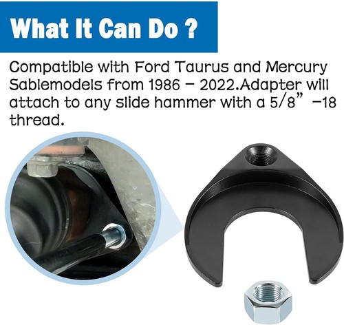 1040 CV Joint Puller Slide Hammer Adapter Front Wheel Drive Axle Removal Tool - Picture 6 of 17