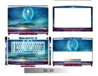 Dazzle Laptop Protector Leather Skin Stickers For Alienware M15 2018 ALW15C R4