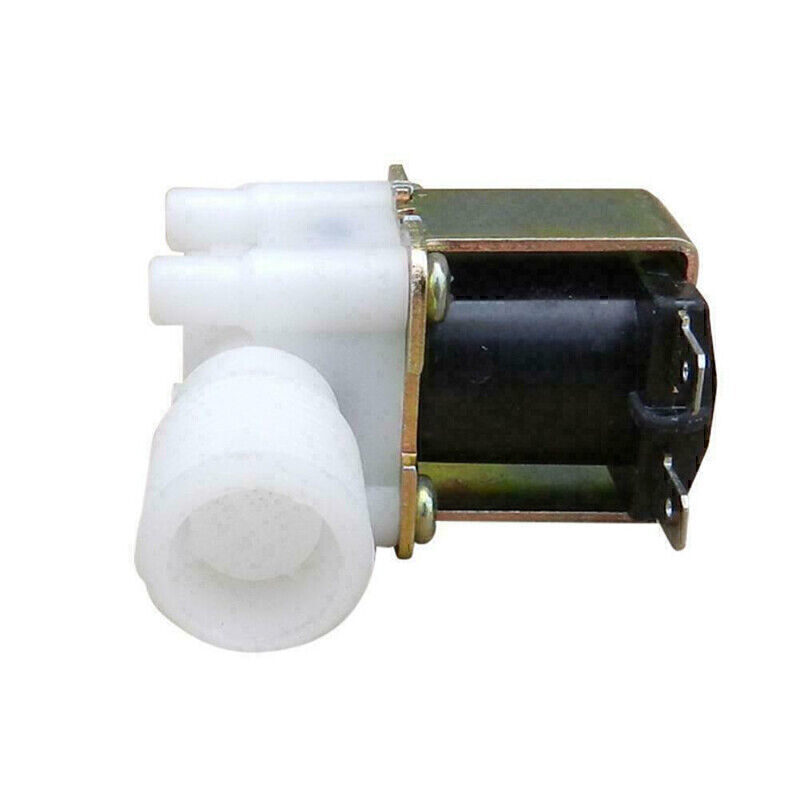 DC 12V 1/2" Plastic Electric Solenoid Valve N/C Water Inlet Flow Switch
