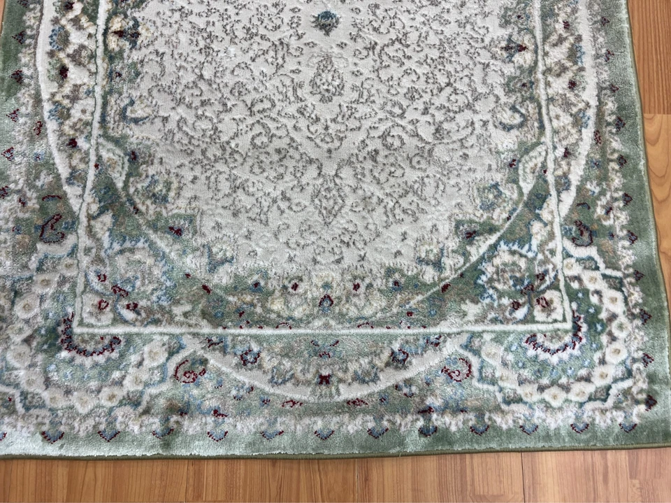 2'8" x 7'6" Golden Rugs Turkish Floor Runner Oriental Rug - Kash an Collection - Image 3 of 4