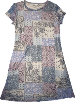 altar'd state blue patchwork dress Nashville Dress – St. George USA main image 0