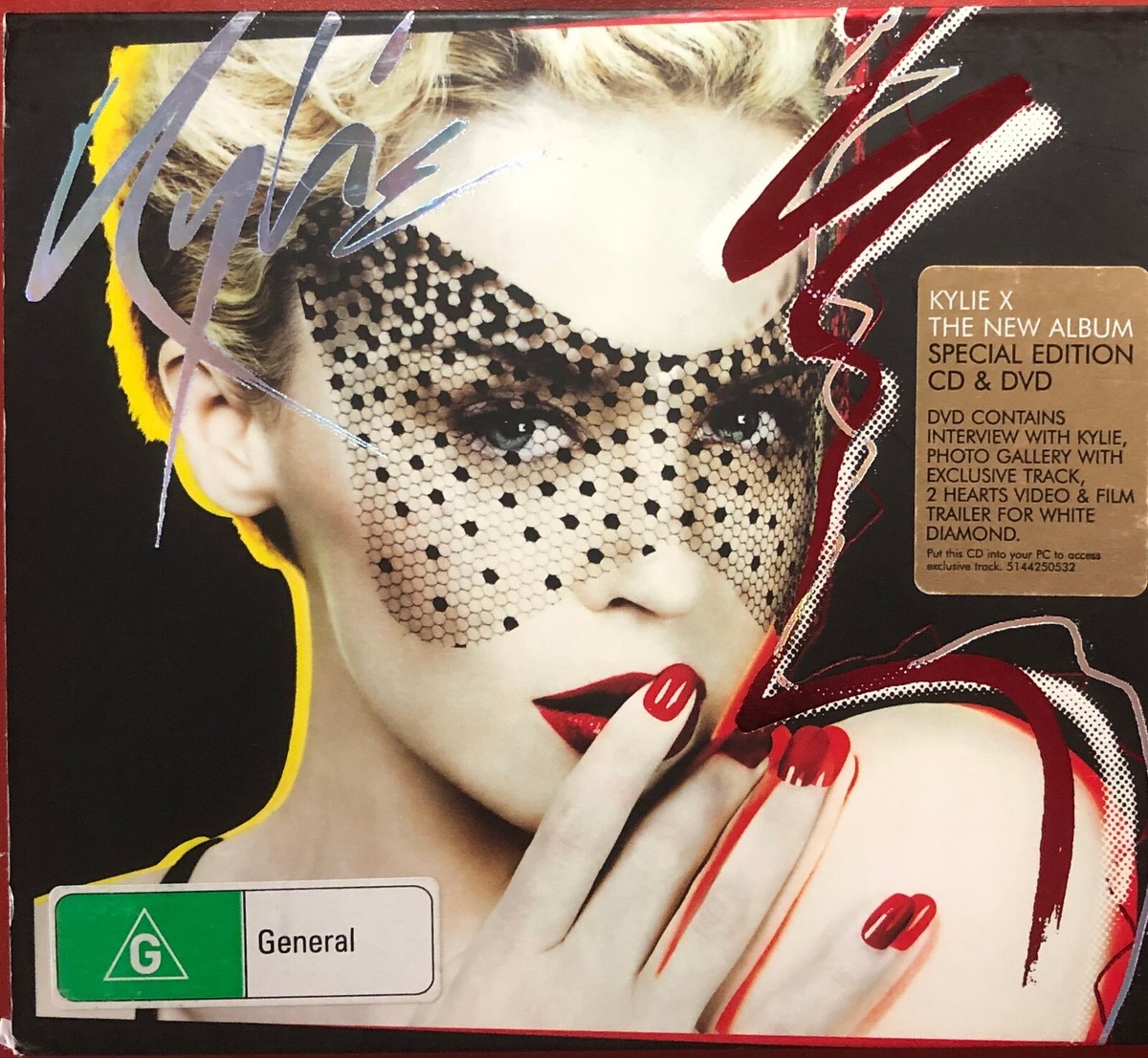 KYLIE X SPECIAL EDITION CD - DVD - Kylie Minogue - DISCS ARE LIKE