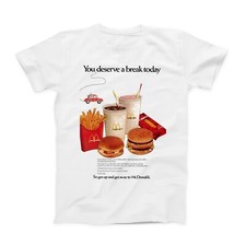 1980s Mcdonalds Break Vintage FAN ART T Shirt  Adult  Youth  Toddler T05