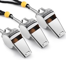 Whistles with Lanyard, Sports Whistle for Coach, Referee, School