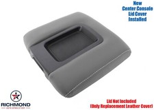 2014-2019 Chevy Silverado Lt Ls-genuine Leather Console Lid Cover Gray 402040
