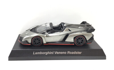 1/64 Kyosho LAMBORGHINI V Veneno Roadster Diecast Car Model Grey