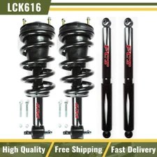 FCS Front Struts and Springs Rear Shocks Kit For Chevy GMC Silverado Sierra 1500