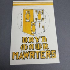 Bryn Mawr Mawrters College PA Pennsylvania 4x6 Scrapbook Shadowbox Artwork Art