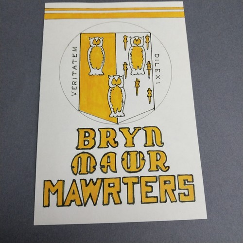 Bryn Mawr Mawrters College PA Pennsylvania 4x6 Scrapbook Shadowbox Artwork Art