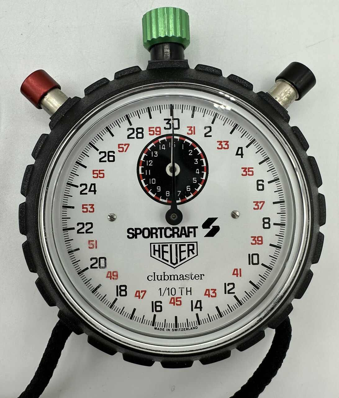 Sportcraft Heuer Clubmaster 1/10 Stopwatch model 12852 Mint Cond eBay