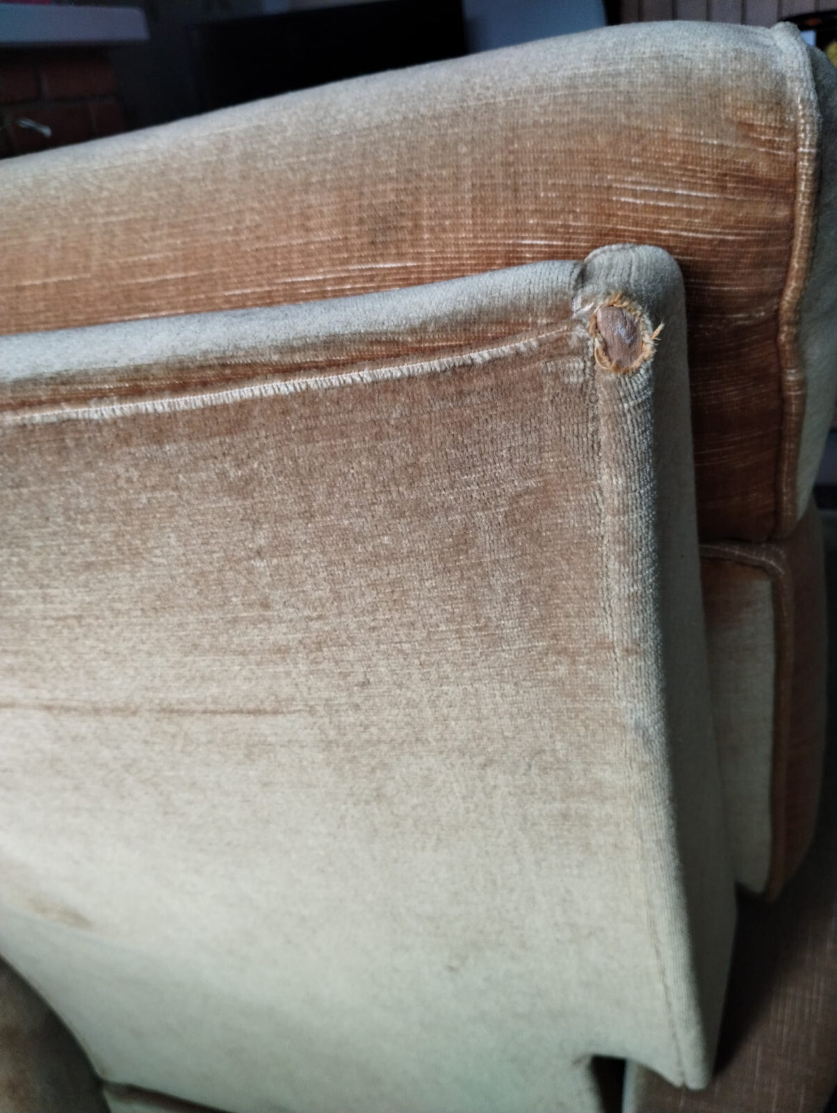 Parker Knoll Recliner armchair used, gold eBay