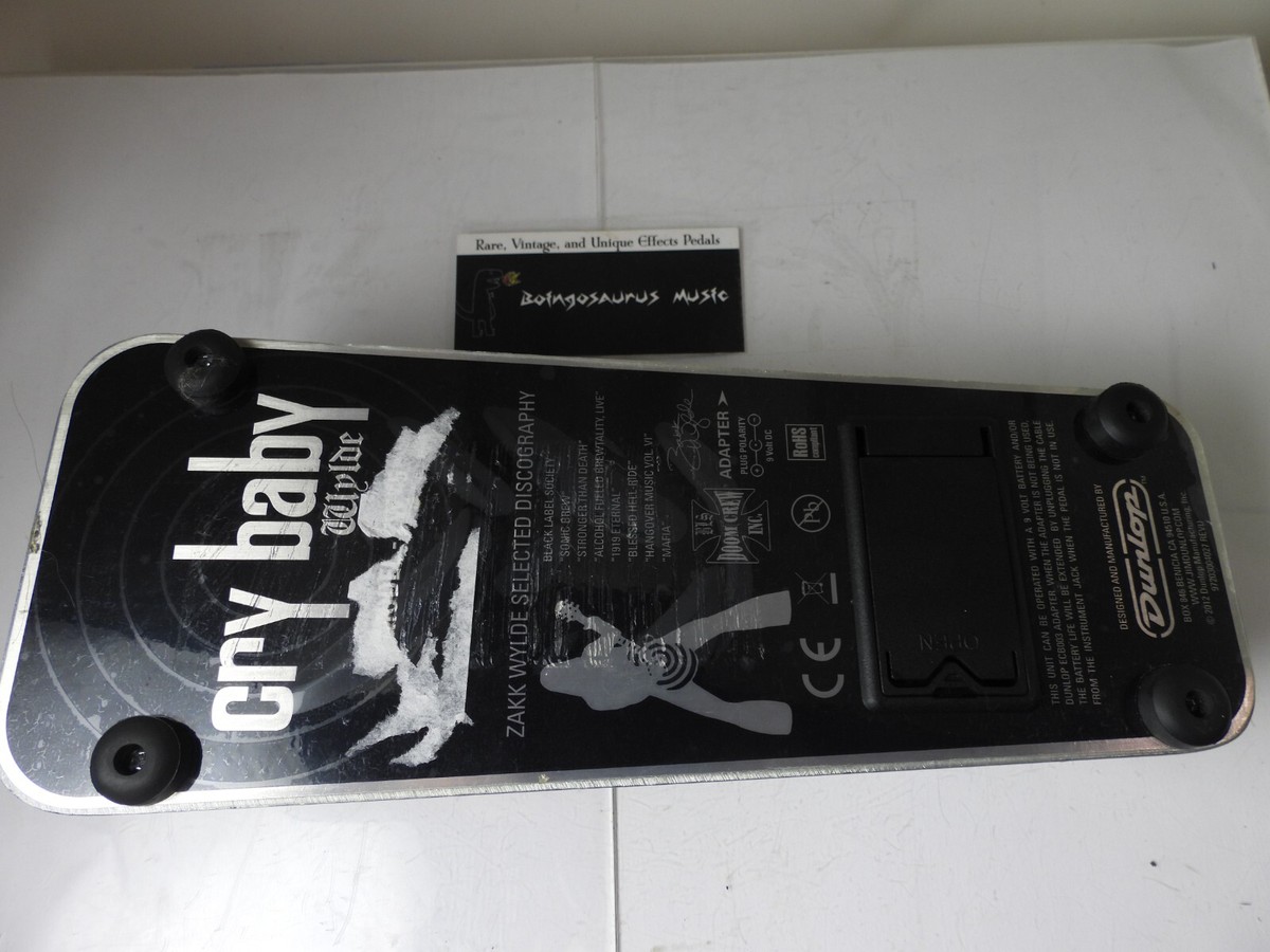 Dunlop ZW45 Zakk Wylde Signature CryBaby Wah Effects Pedal | eBay