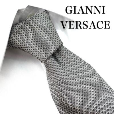 GIANNI VERSACE　ネクタイ ジャンニヴェルサーチGIANNI VERSACE 千鳥格子レジメンタル