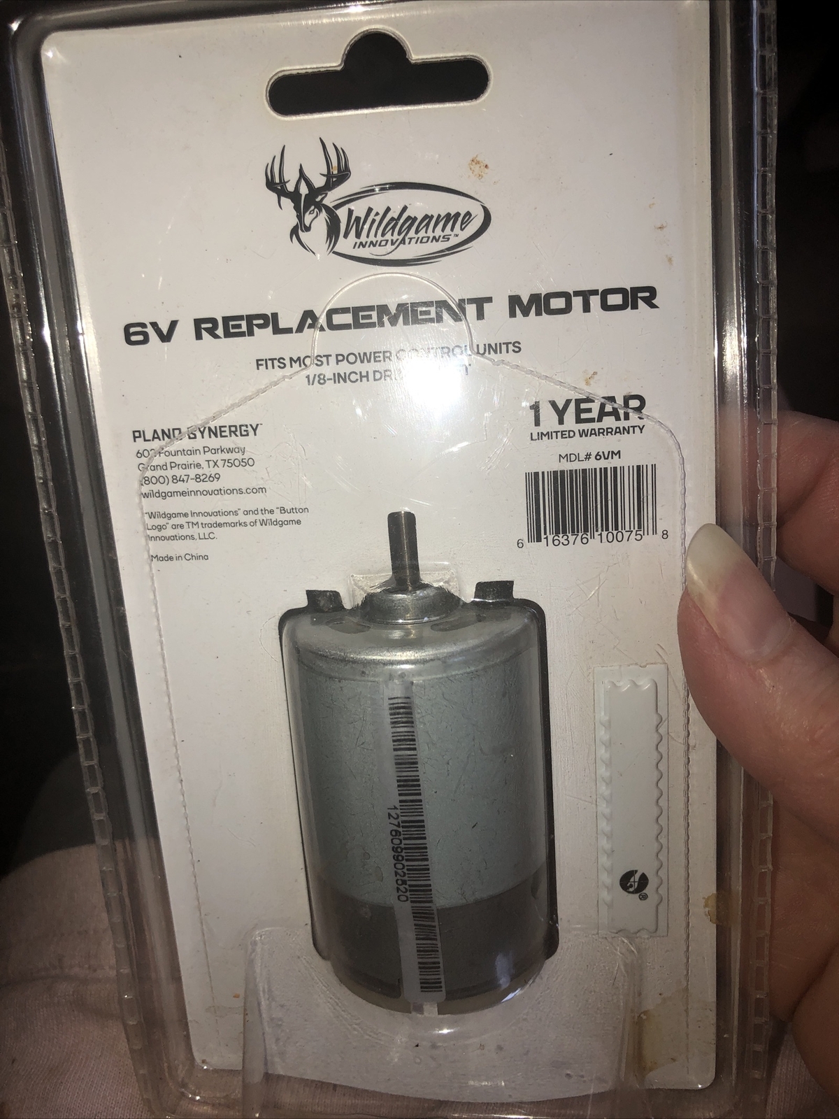 Wildgame Innovations 6Volt Feeder Replacement Motor Model 6VM eBay