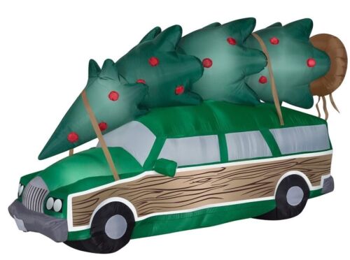 Gemmy 8' ft Wide Airblown Station Wagon w/Tree-Scene Inflatable #110518 - Picture 2 of 2