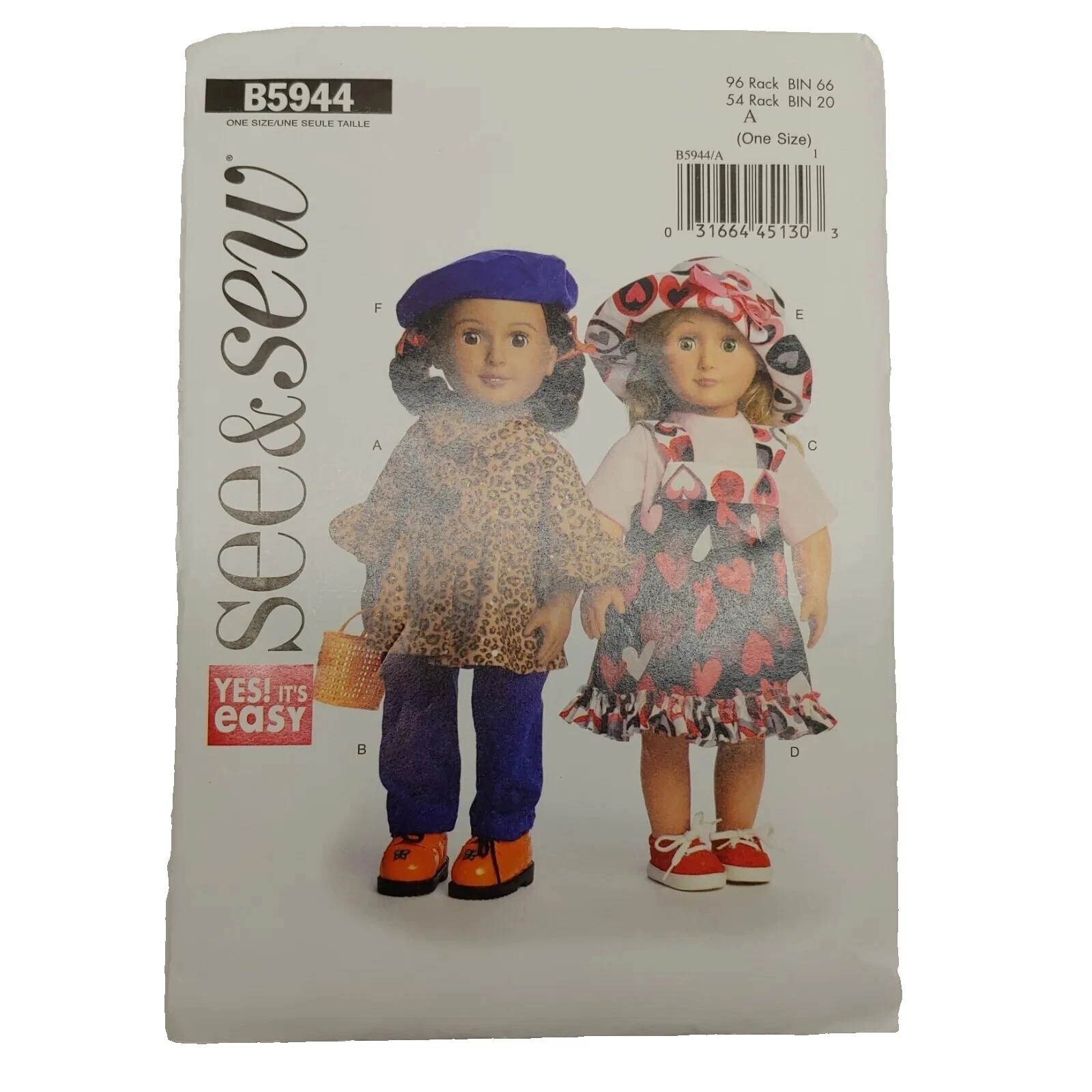 Girls' Doll/Toy Sewing Patterns