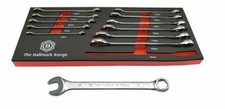 Britool Hallmark 12 Piece Hexagon Ring Wrench Set Metric 8 - 19mm CEHMSET12TC