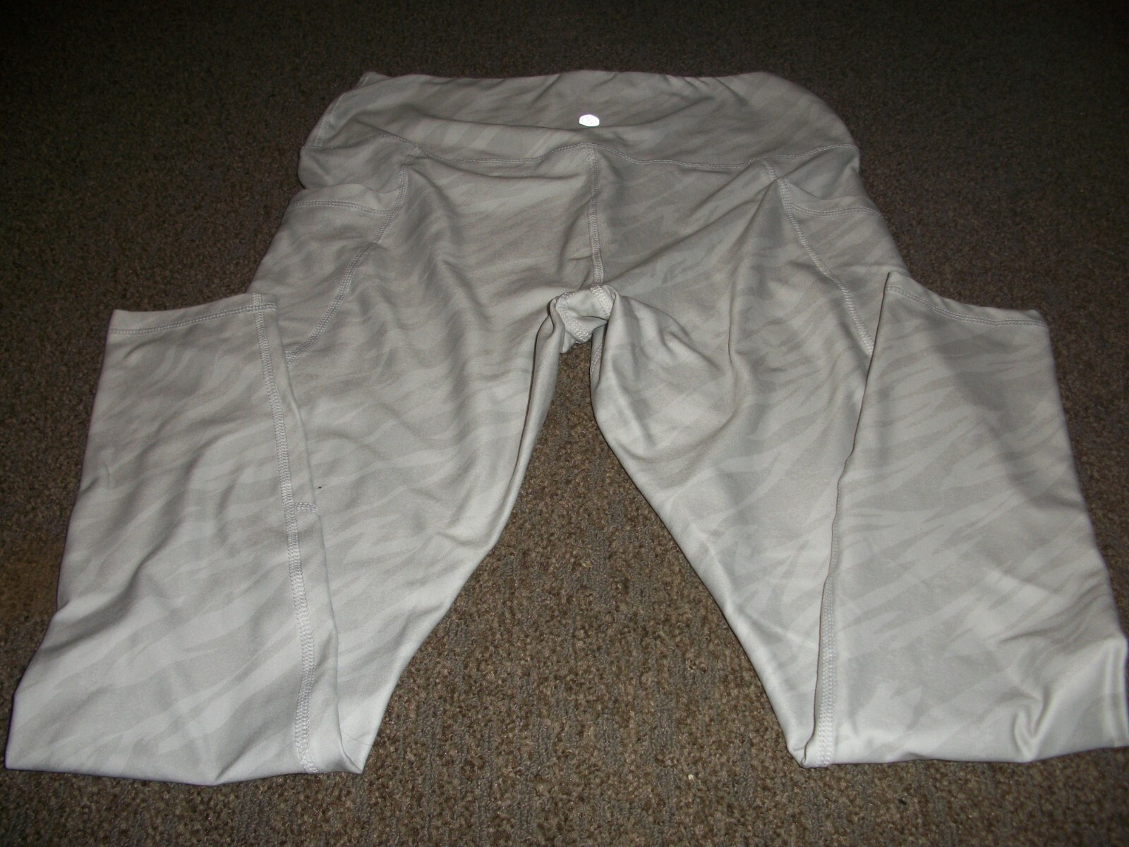 SAOLA Leggings Scorpio Sol Donna GRANDI Bianchi Zebra Attiva Tasche Serena 30x27