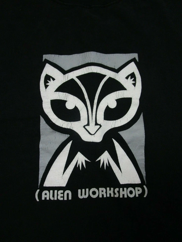 Camiseta De Colección Alien Workshop AWS 90s Corte Recortado Sin Mangas Surf Skate XGames Foto 3 de 4
