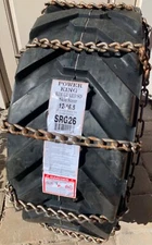 **SALE** 2 NEW *USA* 12-16.5NHS SNOW ICE MUD TIRE CHAINS SKID STEER TRACTOR