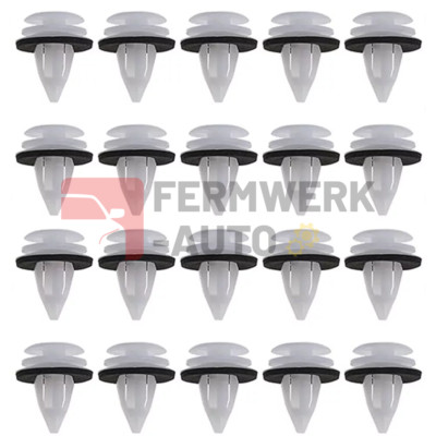 20PCS BEFESTIGUNG CLIPS FÜR BMW E46 E90 E91 E92 E93 E83 MINI R50 R52 51418224768