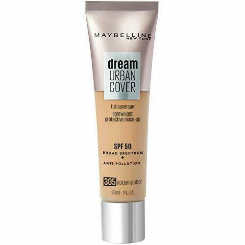 Maybelline Dream Urban Cover Lightweight Protective Make-Up SPF50 30ml - Imagen 20 de 26