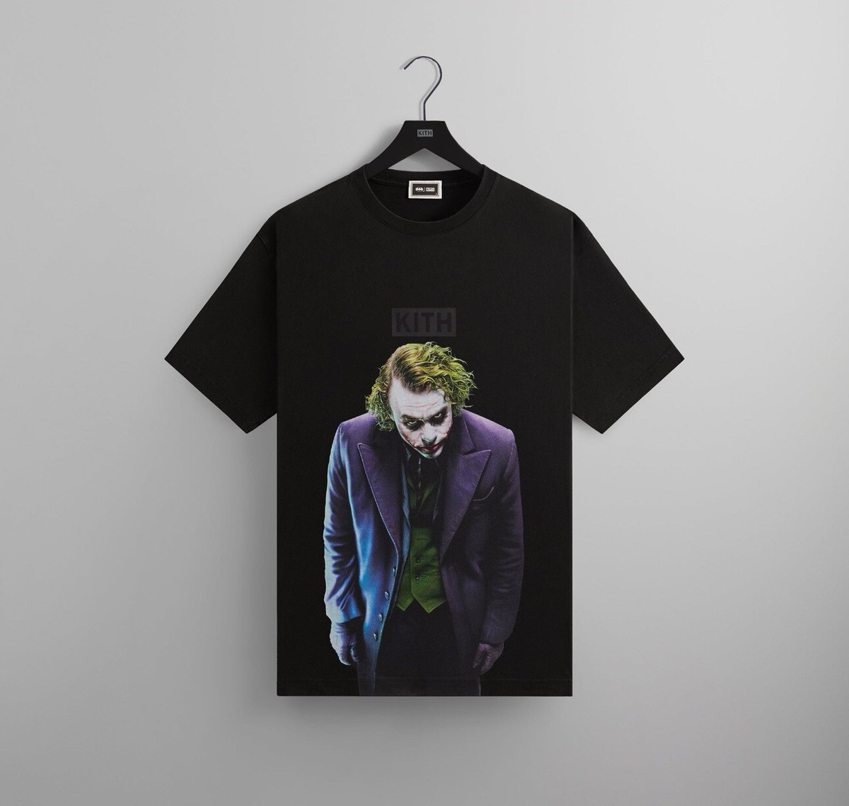 Kith Batman Joker Tee Shirt - Black Heath Ledger Dark Knight Size