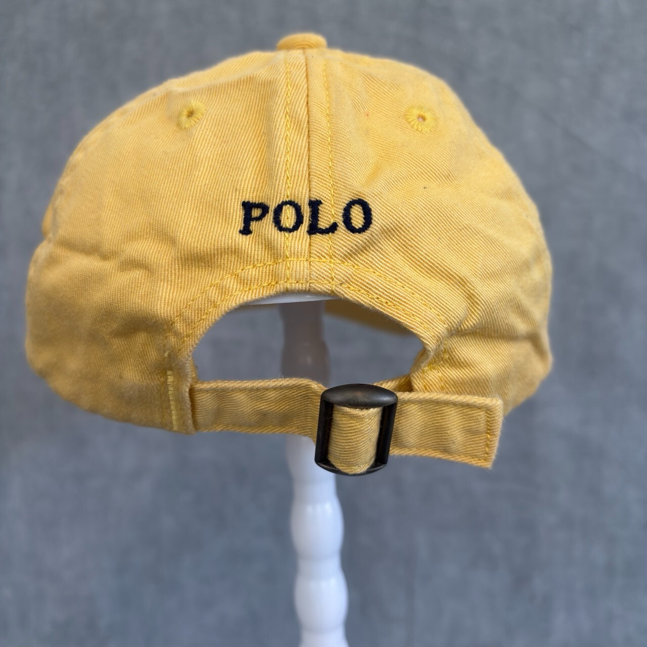 Cappello Polo Ralph Lauren Ragazzo Bambini 2T 4T Giallo Regolabile Cotone Blu Pony
