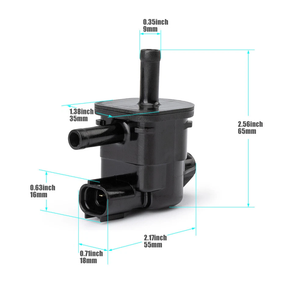EVAP Vapor Canister Purge Valve Solenoid For Toyota Corolla 2009-2013 9091012276 - Imagem 2 de 4