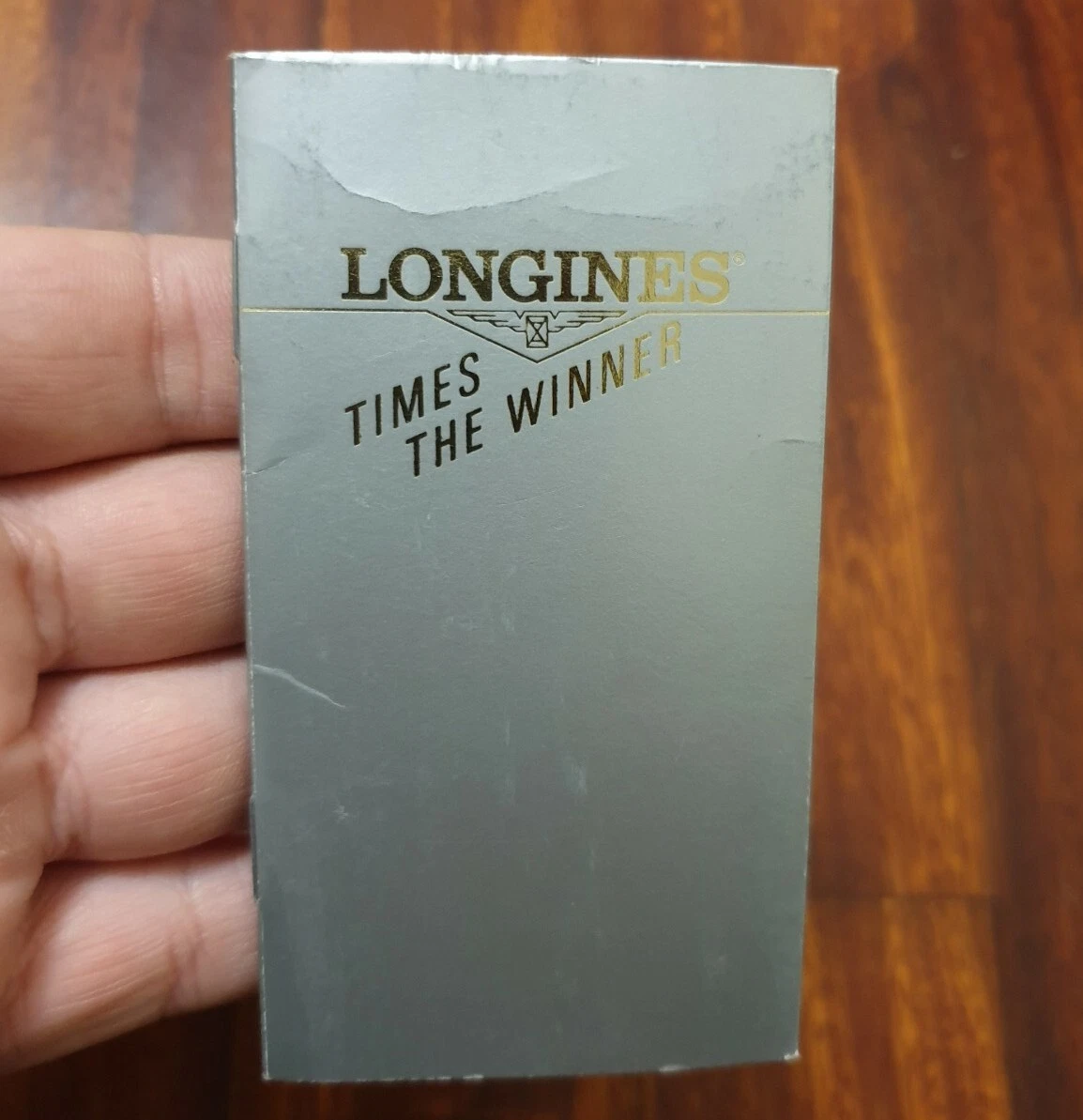 New old stock vintage Longines recommendations & service Booklet, blank unused