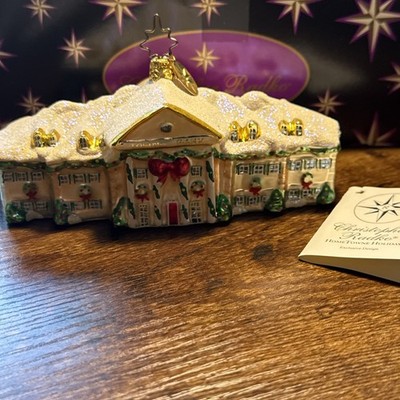 Vintage Christopher Radko Towne Bank #3010501 Christmas Ornament 2003
