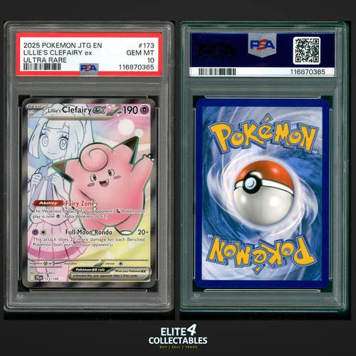 Lillie's Clefairy EX 173/159  - PSA 10 (Journey Together)