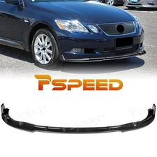 Carbon look Front Bumper Spoiler Lip For 2006 2007 Lexus GS300 GS350 STP-Style